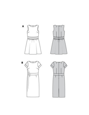 Kleid Schnittmuster - Burda 6339
