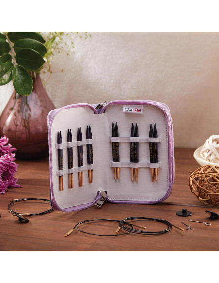 KnitPro J'adore Cubics austauschbares Rundstricknadel-Set