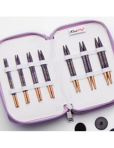 Austauschbares Rundstricknadel-Set 10 cm KnitPro J'adore Cubics