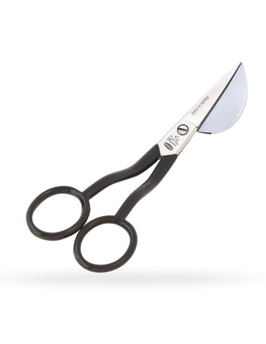 Premax angewandte Schere mit gebogenem schwarzem Griff 15 cm