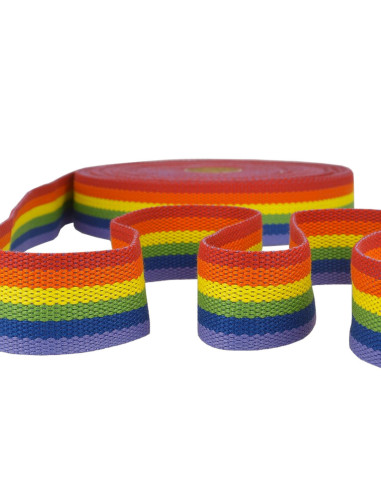 Polyestergurt - Regenbogen