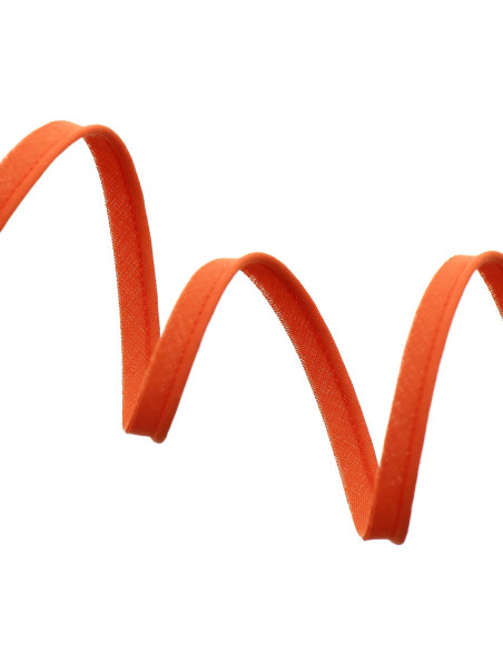 Paspel aus Textil 10 mm - Leuchtend Orange