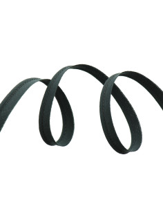 Paspelband aus Textil 10 mm - Dunkelgrau