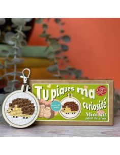 Mini-Kreuzstich-Stickset - Du weckst meine Neugier
