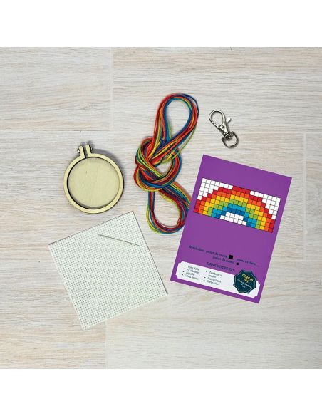 Mini-Kreuzstich-Stickset - Love is Love