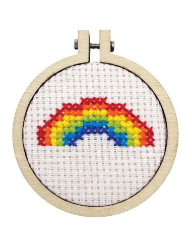 Mini-Kreuzstich-Stickset - Love is Love