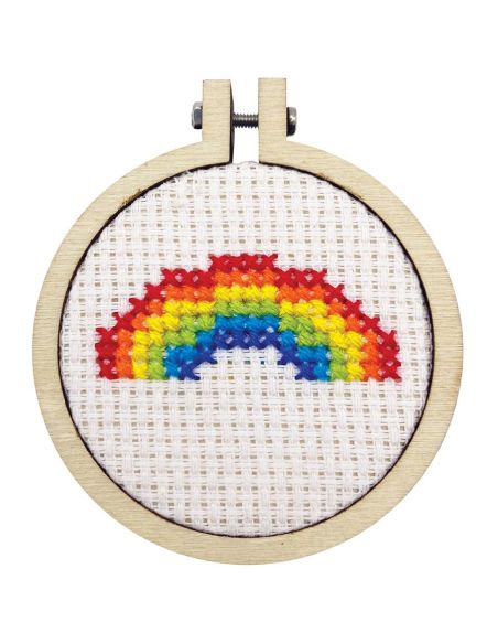 Mini-Kreuzstich-Stickset - Love is Love