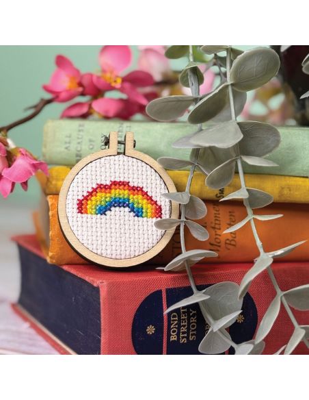 Mini-Kreuzstich-Stickset - Love is Love