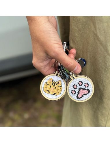 Mini-Kreuzstich-Stickset - Abendspinne, Hoffnung!