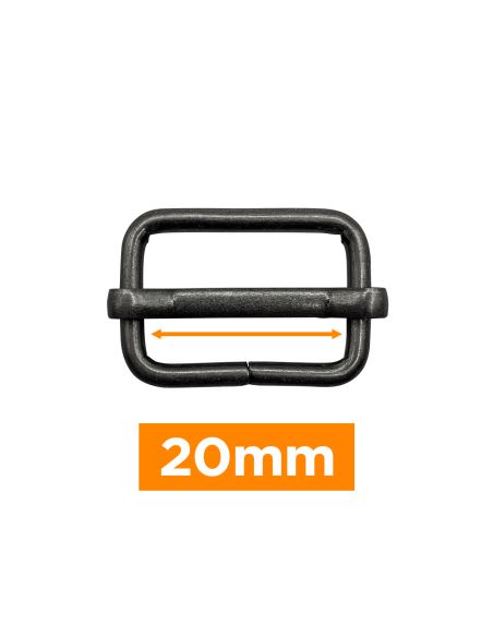 Premium-Schiebeschnalle - Gewehrlauf 20 mm