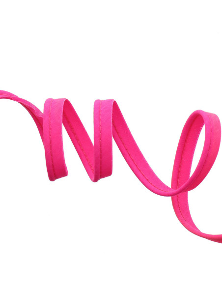 Paspelband aus Textil 10 mm - Neonrosa
