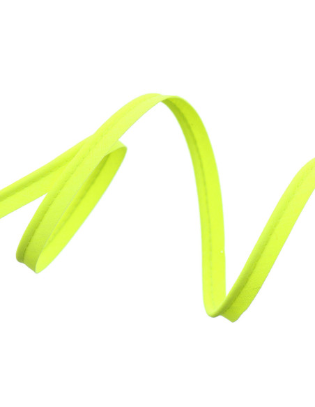 Paspelband aus Textil 10 mm - Neon Gelb