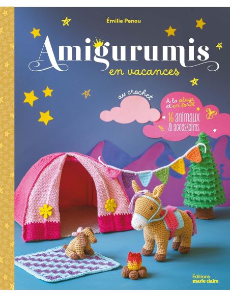 Buch Amigurumis im Urlaub am Strand und im Wald