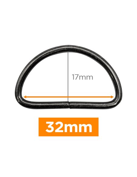 Premium-D-Ring - Gewehrlauf 32 mm