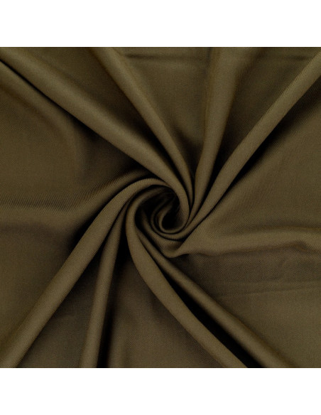 Viskose-Gabardine-Stoff - Khaki
