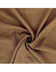 Viskose-Gabardine-Stoff - Dunkelbeige