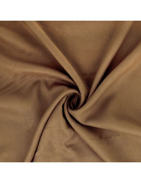 Viskose-Gabardine-Stoff - Dunkelbeige