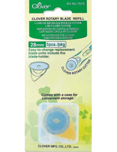 5 Ersatzklingen für Clover Cutter - 28 mm