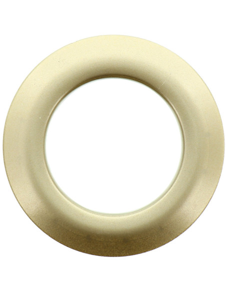 Satz von 8 Vorhangösen Ø44 mm - Satiniert - Goldbeige