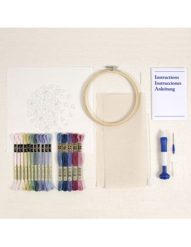 Punch-Needle-Set - Hortensienblüten