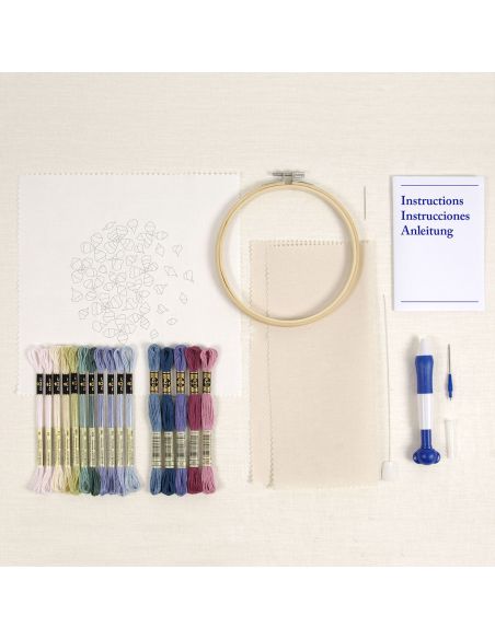 Punch-Needle-Set - Hortensienblüten