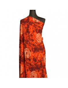 Tie-Dye-Stoff - Orange 2