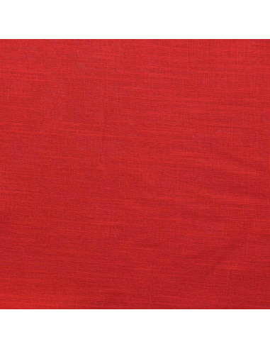 Leinen-Viskose-Stoff - Rot