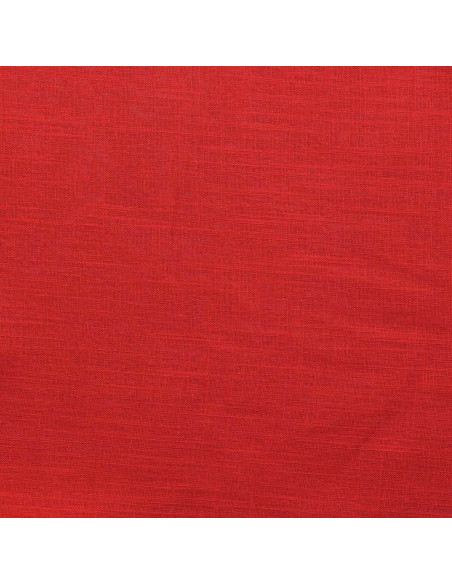 Leinen-Viskose-Stoff - Rot