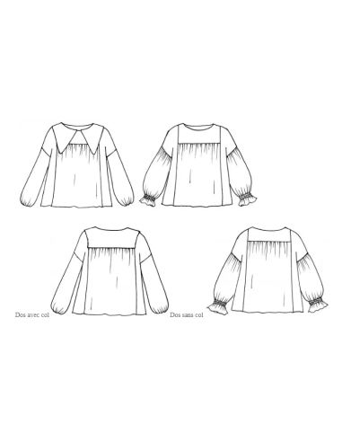 Manna Blusenmuster - Anna Rose Muster