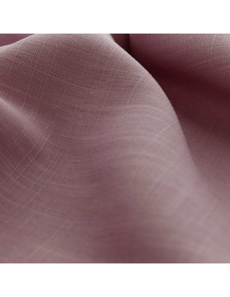 Leinen-Viskose-Stoff - Rosa