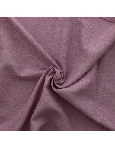 Leinen-Viskose-Stoff - Rosa
