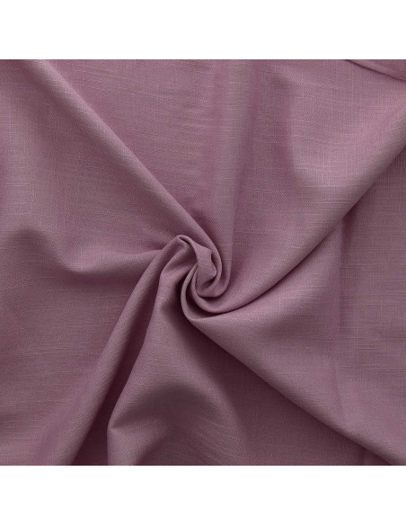 Leinen-Viskose-Stoff - Rosa