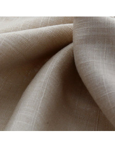 Leinen-Viskose-Stoff - Beige