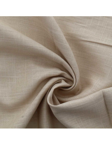 Leinen-Viskose-Stoff - Beige