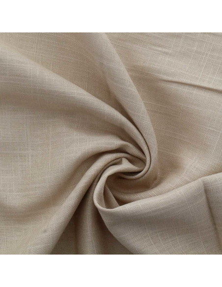 Leinen-Viskose-Stoff - Beige
