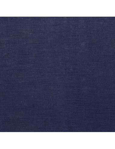 Leinen-Viskose-Stoff - Marineblau