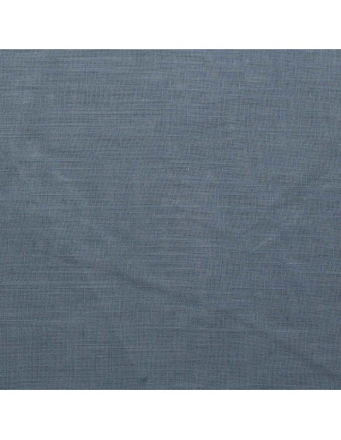 Leinen-Viskose-Stoff - Dunkles Vintage-Blau
