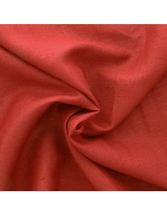 Leinen-Viskose-Stoff - Rubin 2