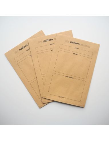 Aufbewahrungshüllen für Schnittmuster – 10er-Set