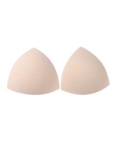 Beige dreieckige BH-Schalen