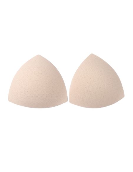 Beige dreieckige BH-Schalen