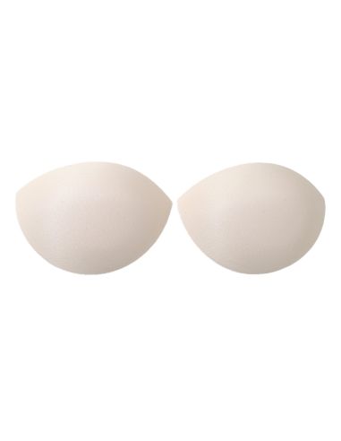 Beige Halbmond-Push-up-BH-Schalen