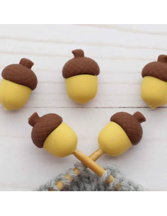 Maschenstopper für Stricknadeln - Quaste 2