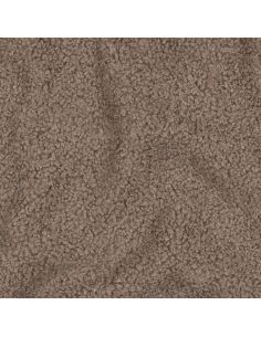 Doppelseitiger Teddy-Fleece-Stoff - Taupe 2