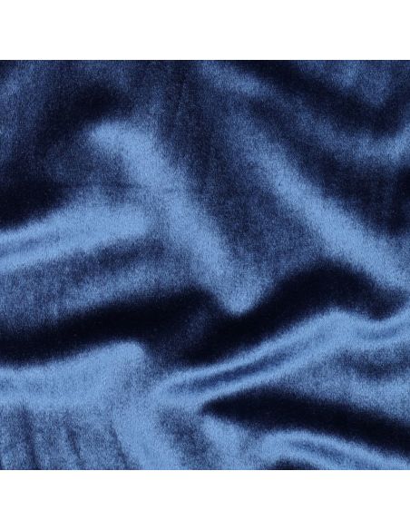 Luxus-Möbelstoff Samt - Marineblau