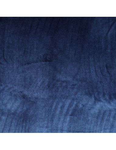 Luxus-Möbelstoff Samt - Marineblau