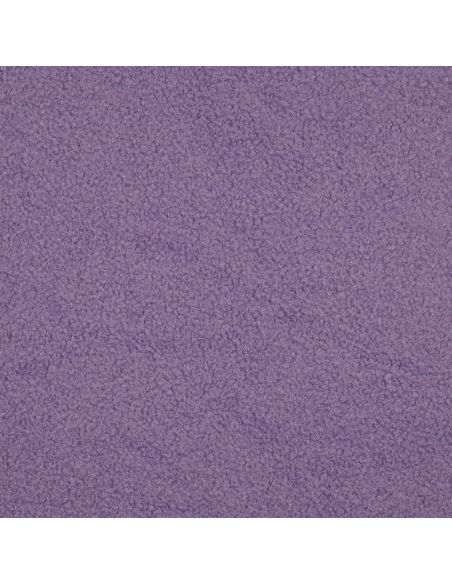 Doppelseitiger Teddy-Fleece-Stoff - Flieder