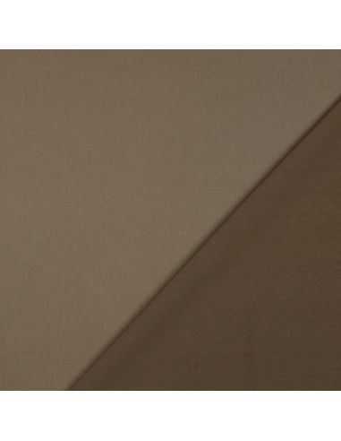 Mikrosatin-Stoff mit Seidentouch - Taupe