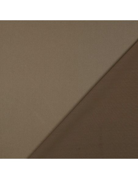 Mikrosatin-Stoff mit Seidentouch - Taupe