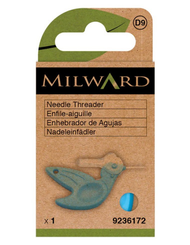 Enfile aiguille oiseau avec coupe-fil
